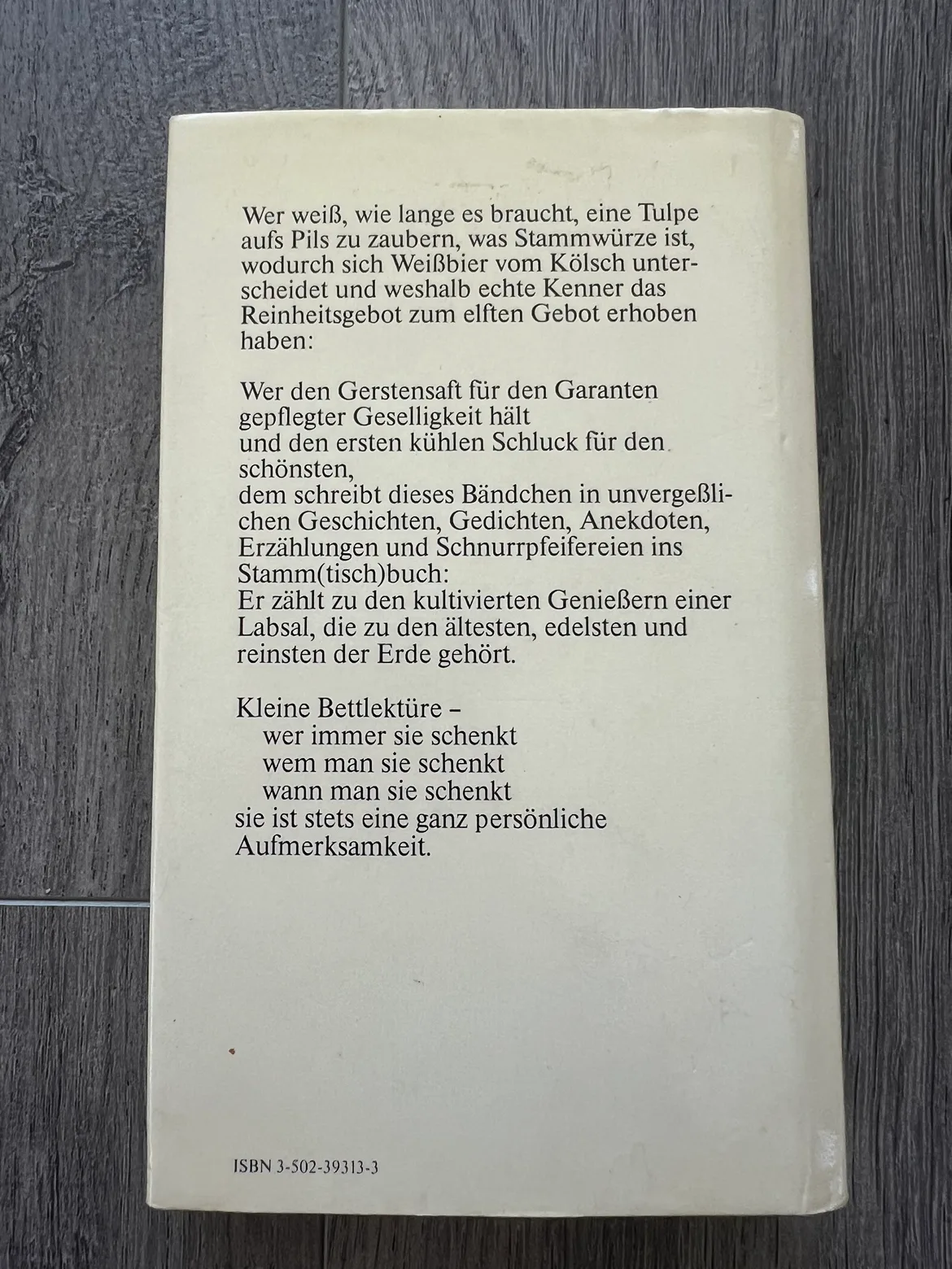 Kleine Bettlektüre German Book Bier / Beer image indicator(3)