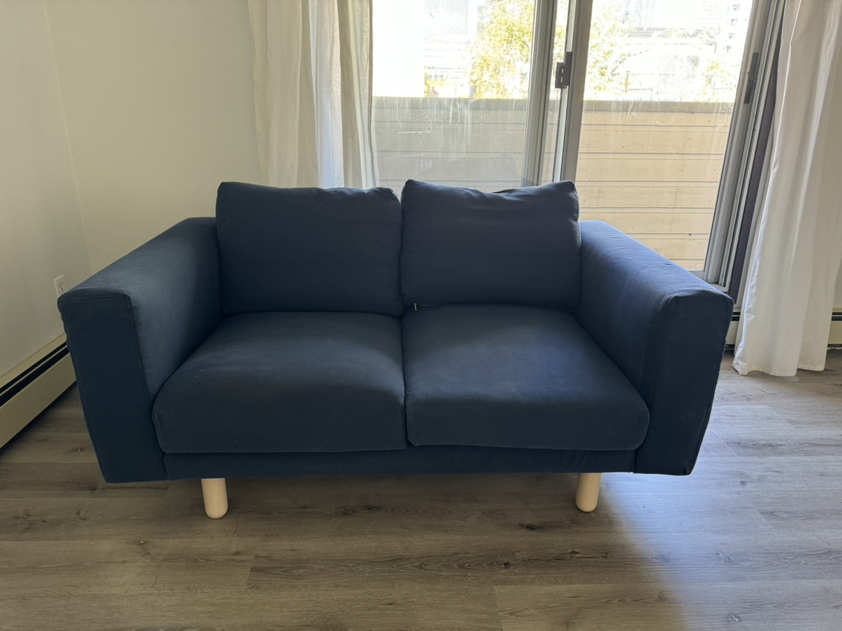 Blue Love Seat