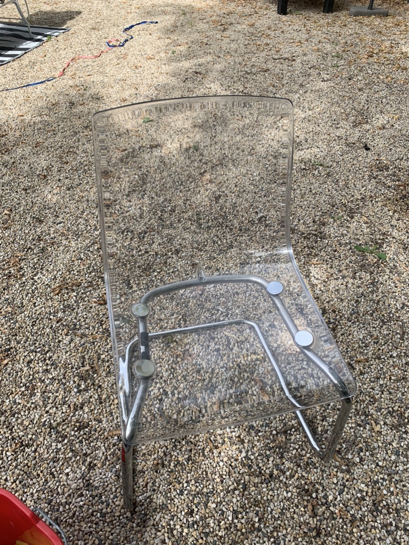 Ikea Clear Acrylic Chair - photo 3
