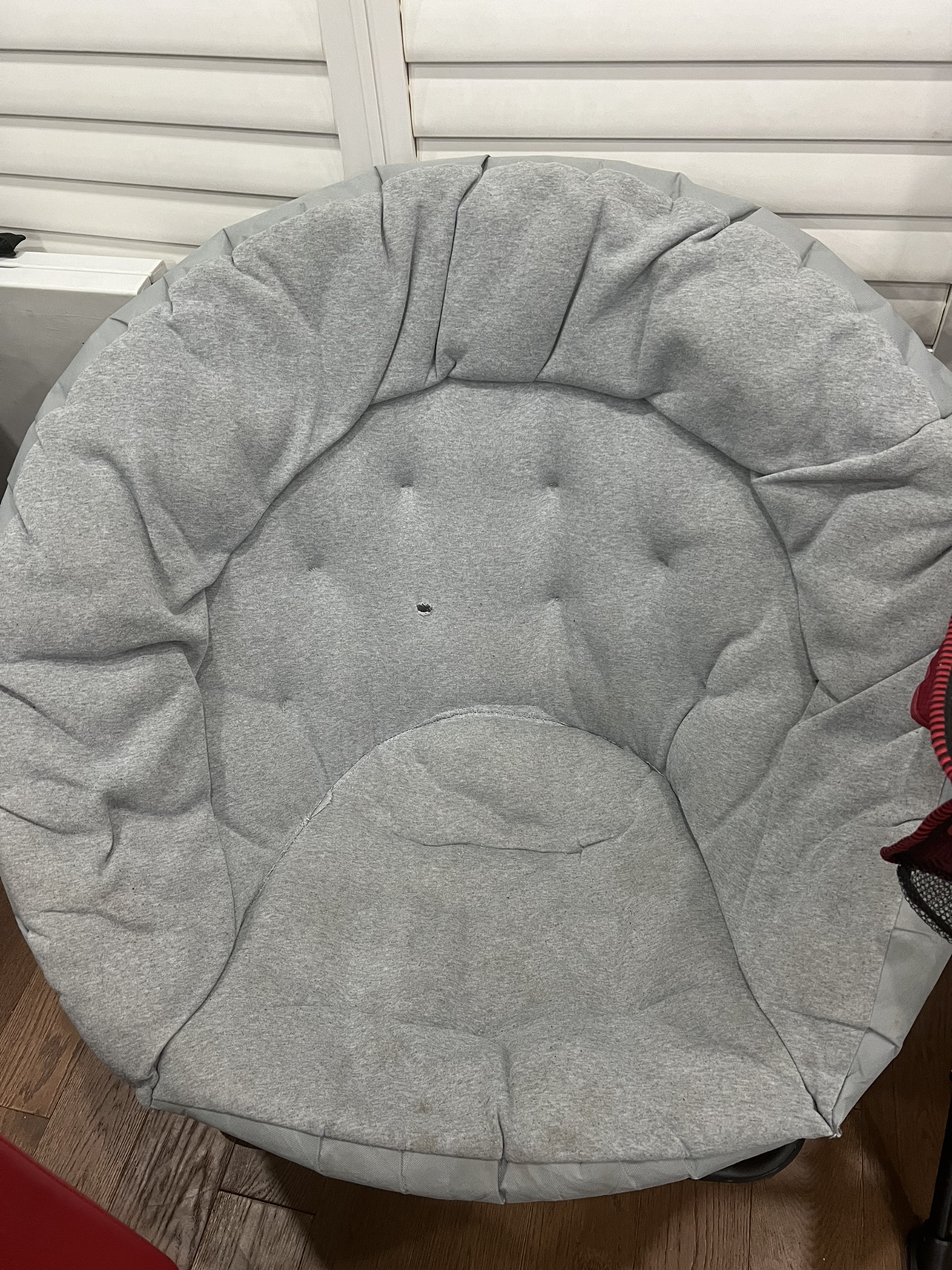 Grey Round Chair - photo 2