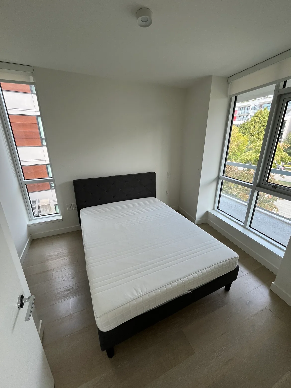 Queen Bed Frame and mattress thumbnail
