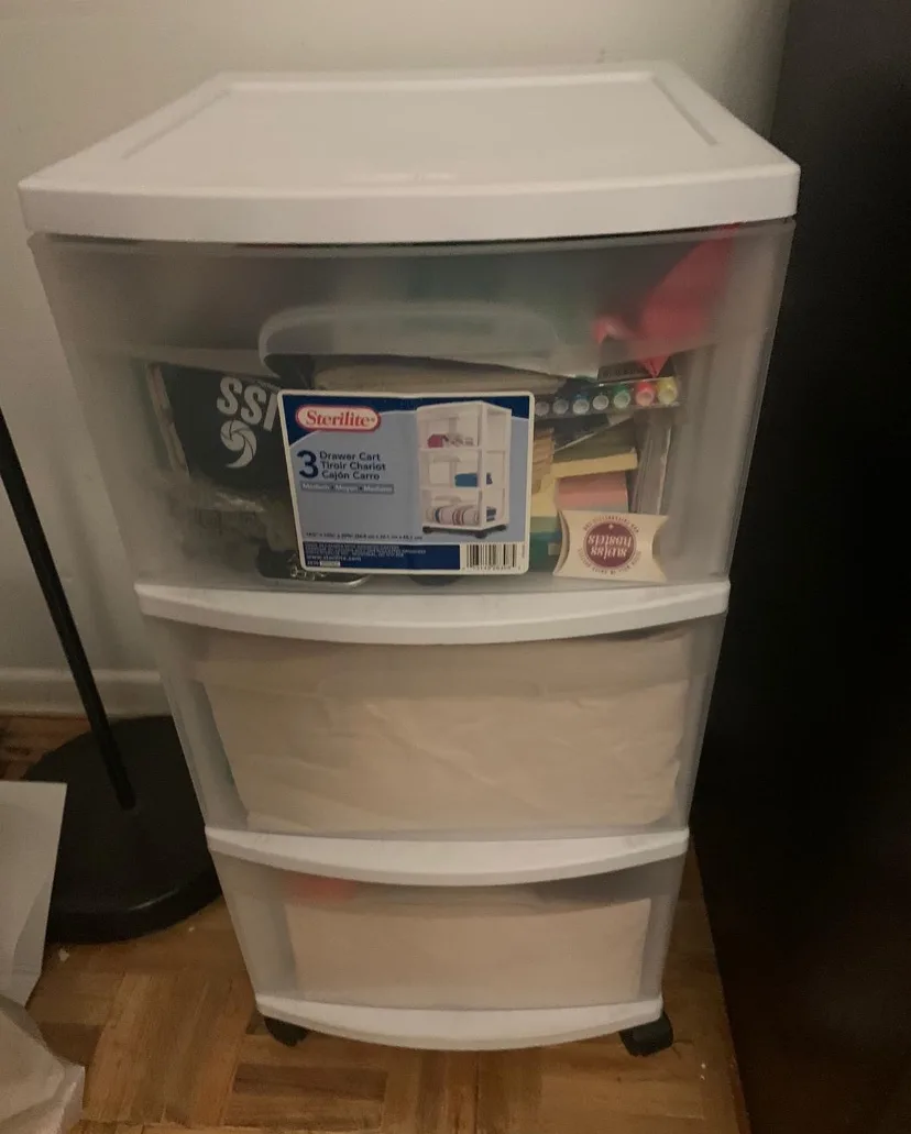 Moving Sale- Two Sterilite 3-Drawer Carts - must go ASAP!! thumbnail