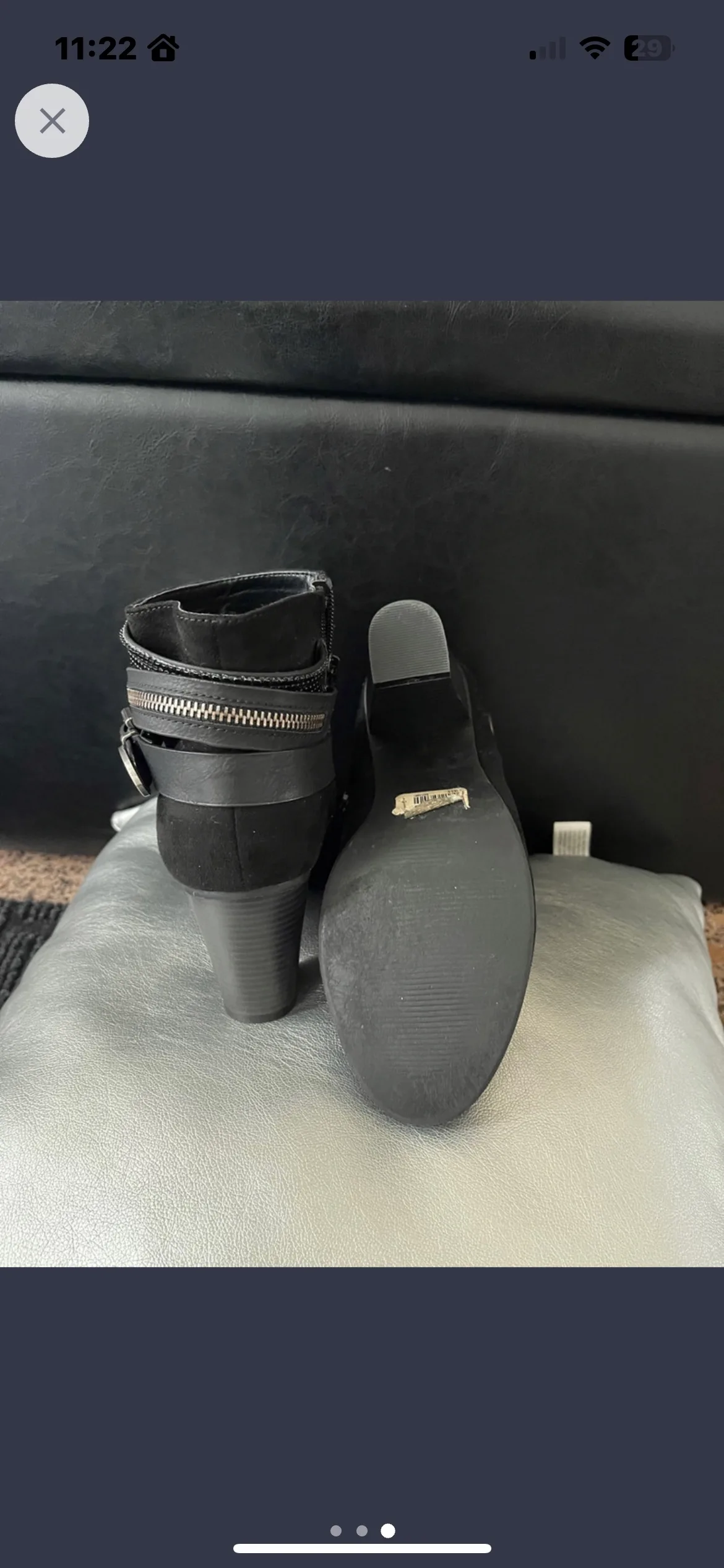 Black Buckle Booties image indicator(3)