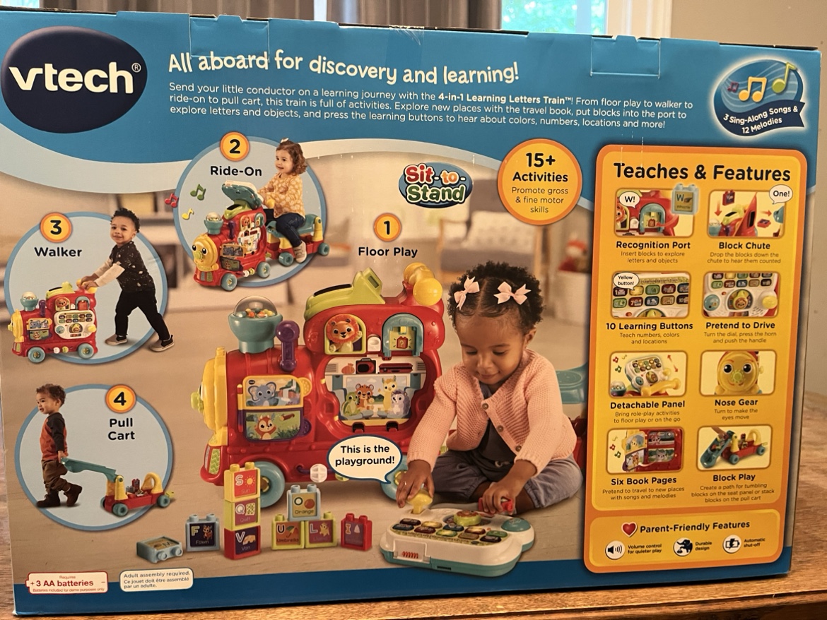 VTech Sit-to-Stand 4-in-1 Learning Letters Train - photo 2