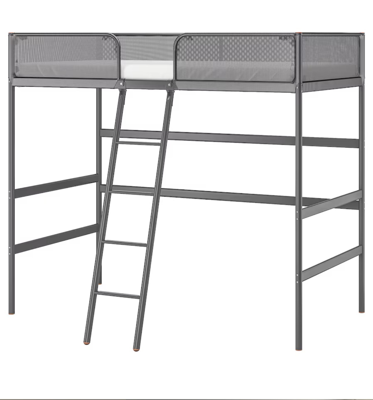 Metal Loft Twin Bed Frame