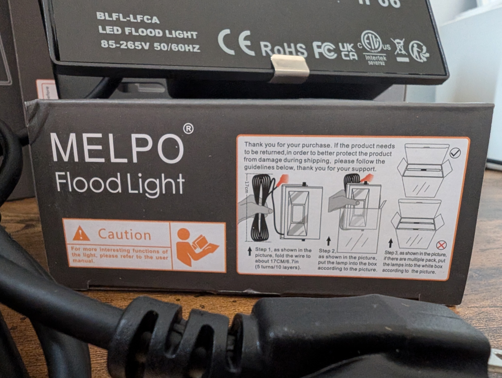 30W LED Flood Light x 4 - photo 3