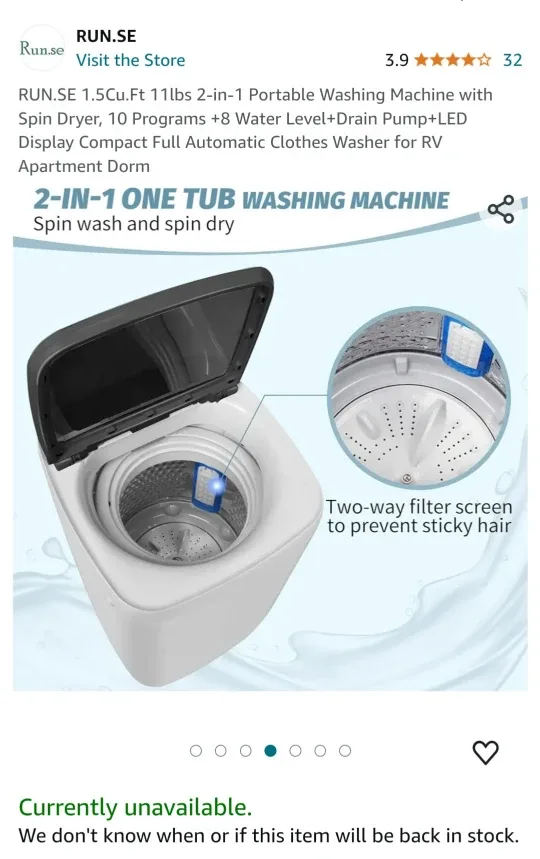 MOVING SALE - Portible Washing Machine image indicator(7)