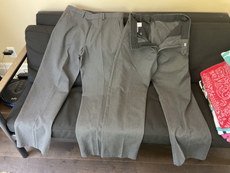Grey school uniform pants - photo 2