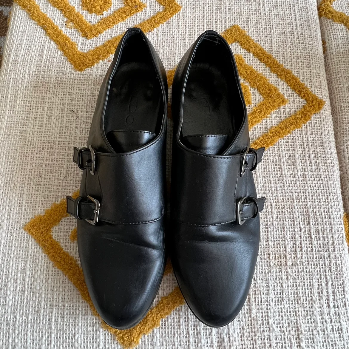 Women’s Black Buckle Shoes image indicator(4)