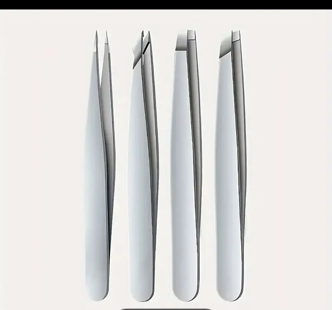 Professional  Tweezers Set of 4 Brand New image indicator(5)