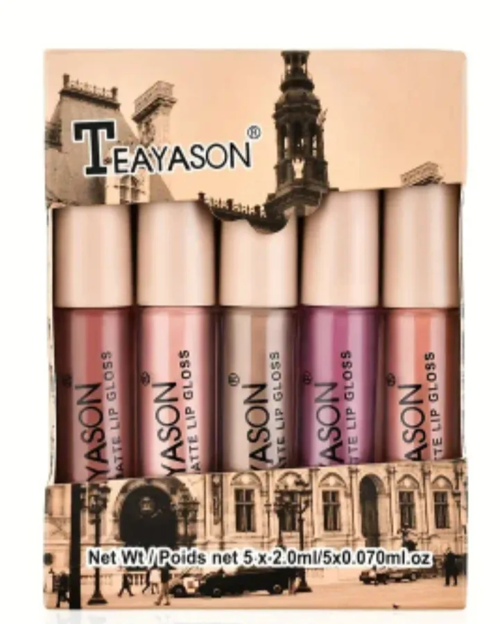5-Piece Matte Lip Gloss Set thumbnail