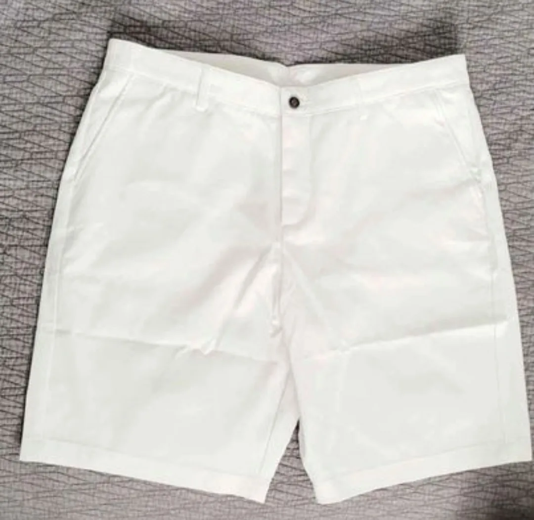 Dressy White Shorts Men's XL thumbnail