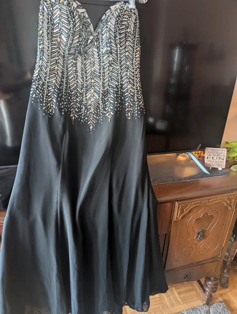 Black Beaded Dress thumbnail