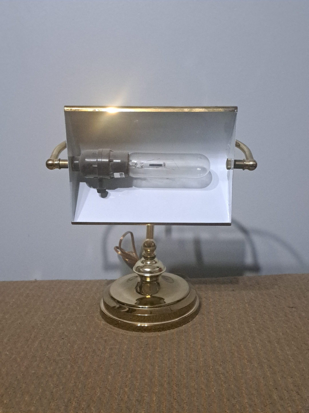 Brass Desk Lamp Vintage - photo 5