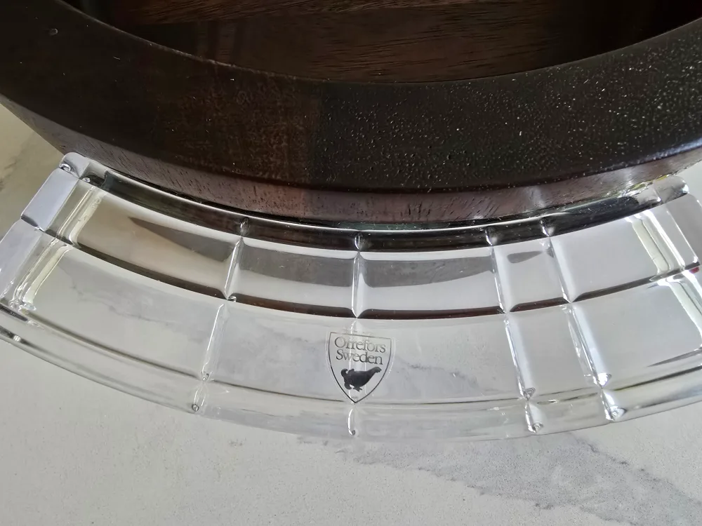 NEW Orrefors Salad Serving Bowl, Wood image indicator(4)