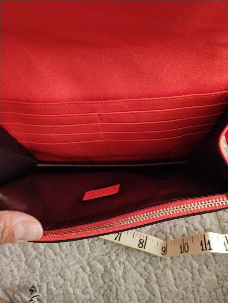 Milly Orange Leather Crossbody Bag
