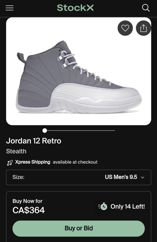 Air Jordan 12 Retro "stealth" - photo 4