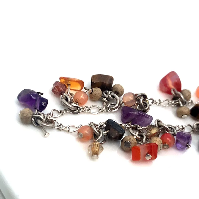 Avon Multi Gemstone Charm anklet image indicator(2)