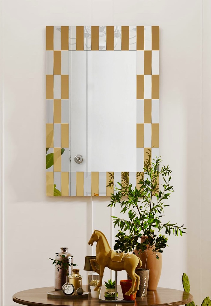 Artloge Golden Brown Rectangular Wall Mirror ***New*** - photo 5