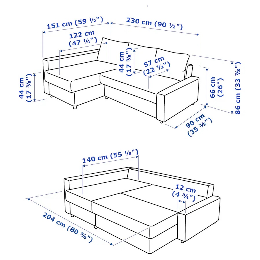 Grey Sectional Sofa Bed - photo 5