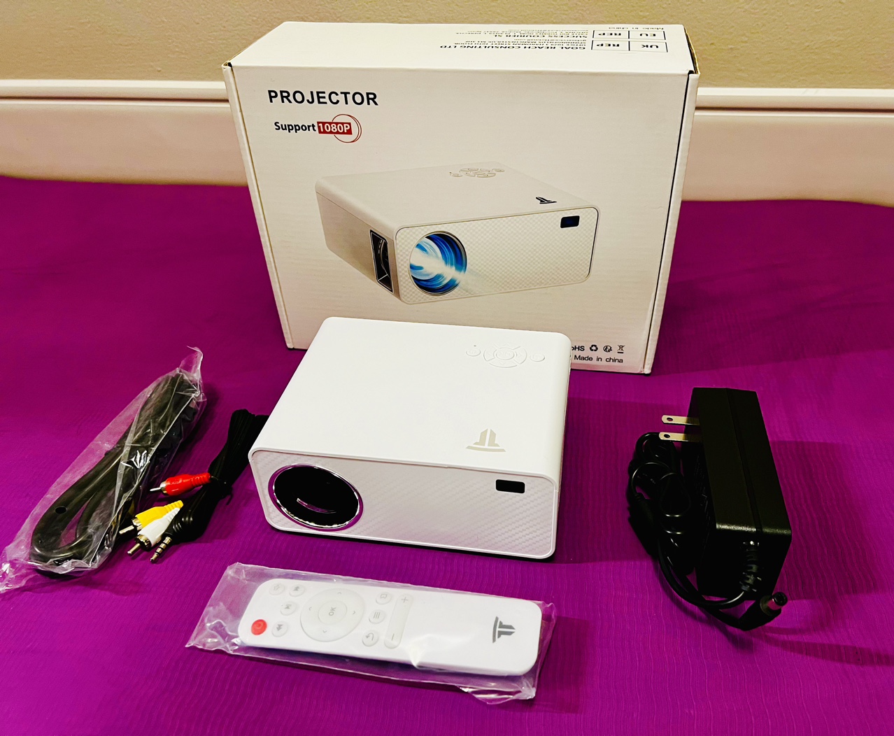 5G Bluetooth 1080P Wi-Fi LED Projector **New*** - photo 3