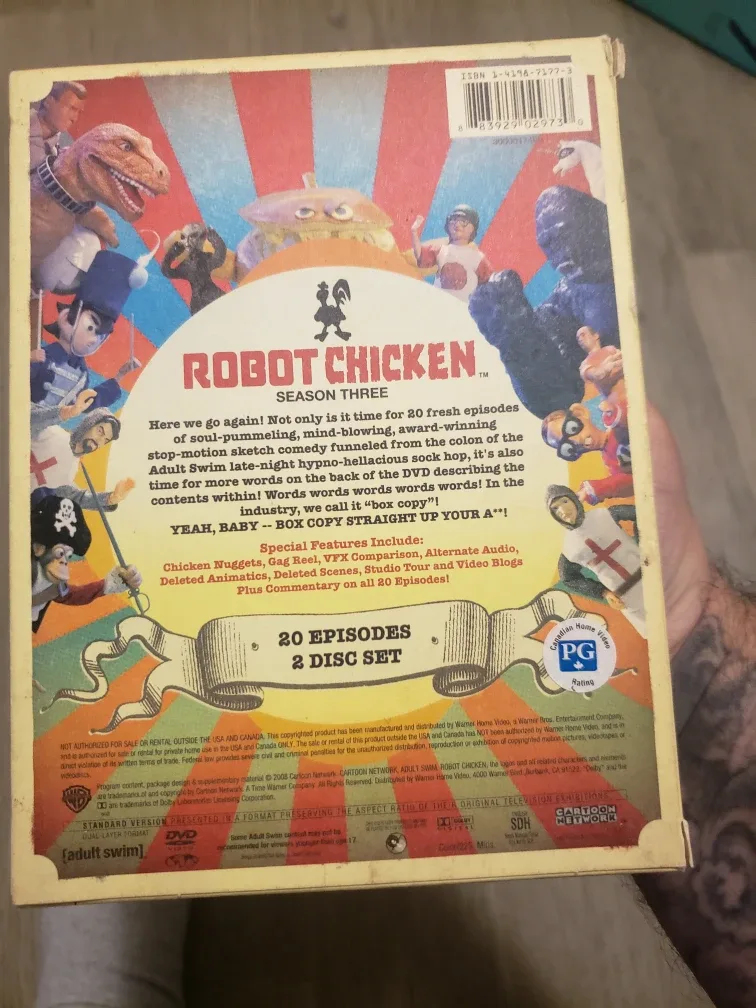 Robot Chicken Season 3 DVD image indicator(2)