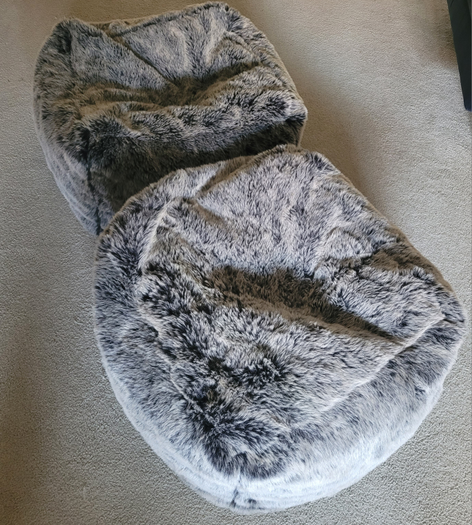 Faux Fur Bean Bags