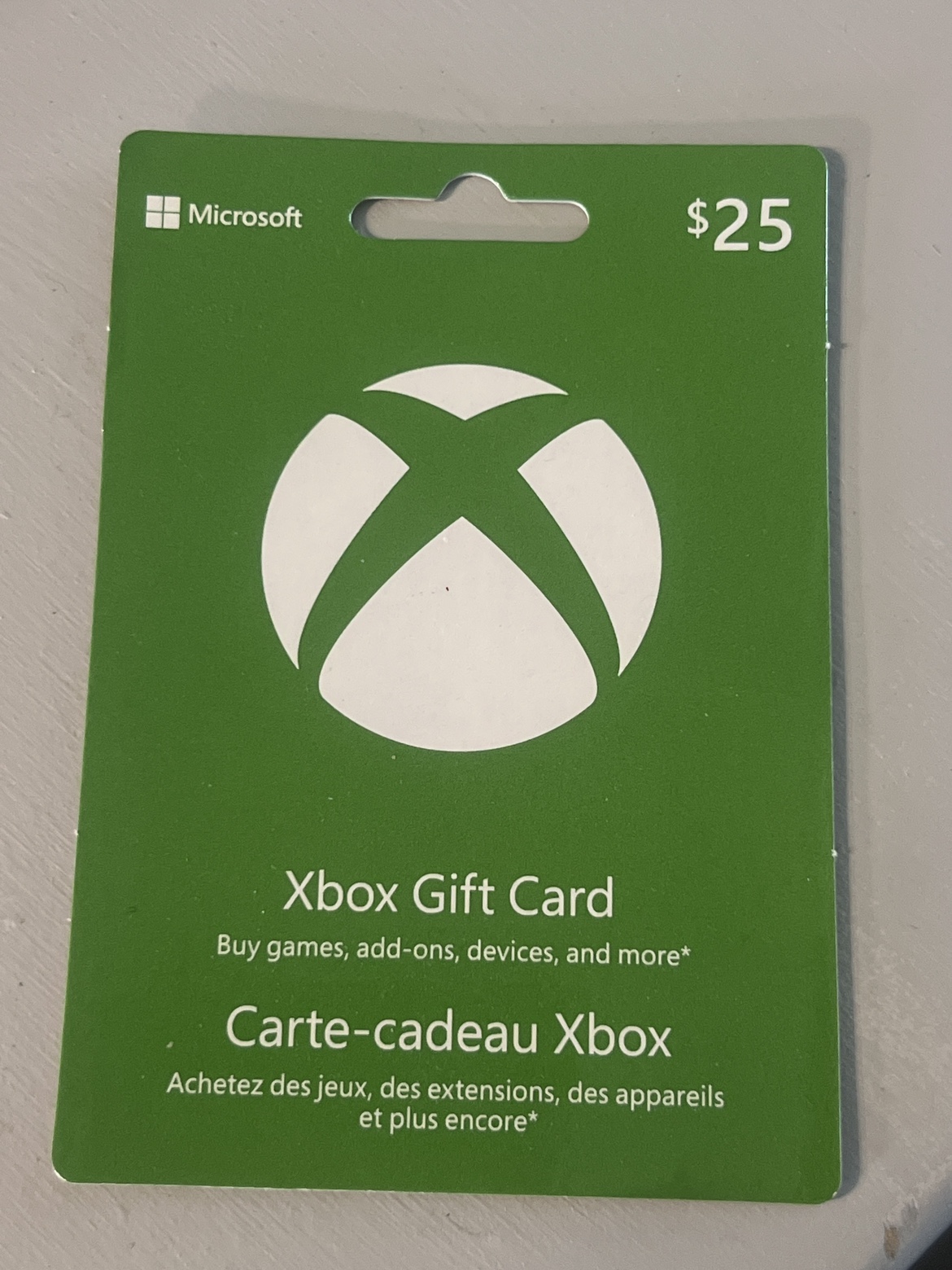 $25 Xbox Gift Card