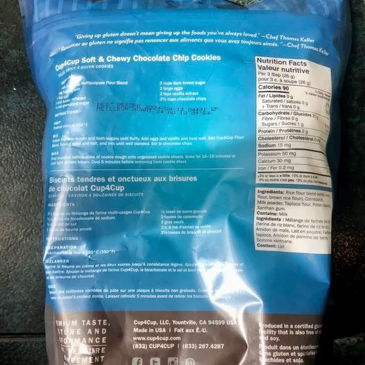 2 Bags of Cup4Cup Gluten Free Flour Blend image indicator(2)