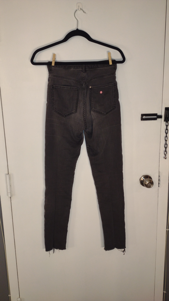 Black Distressed Jeans - photo 2