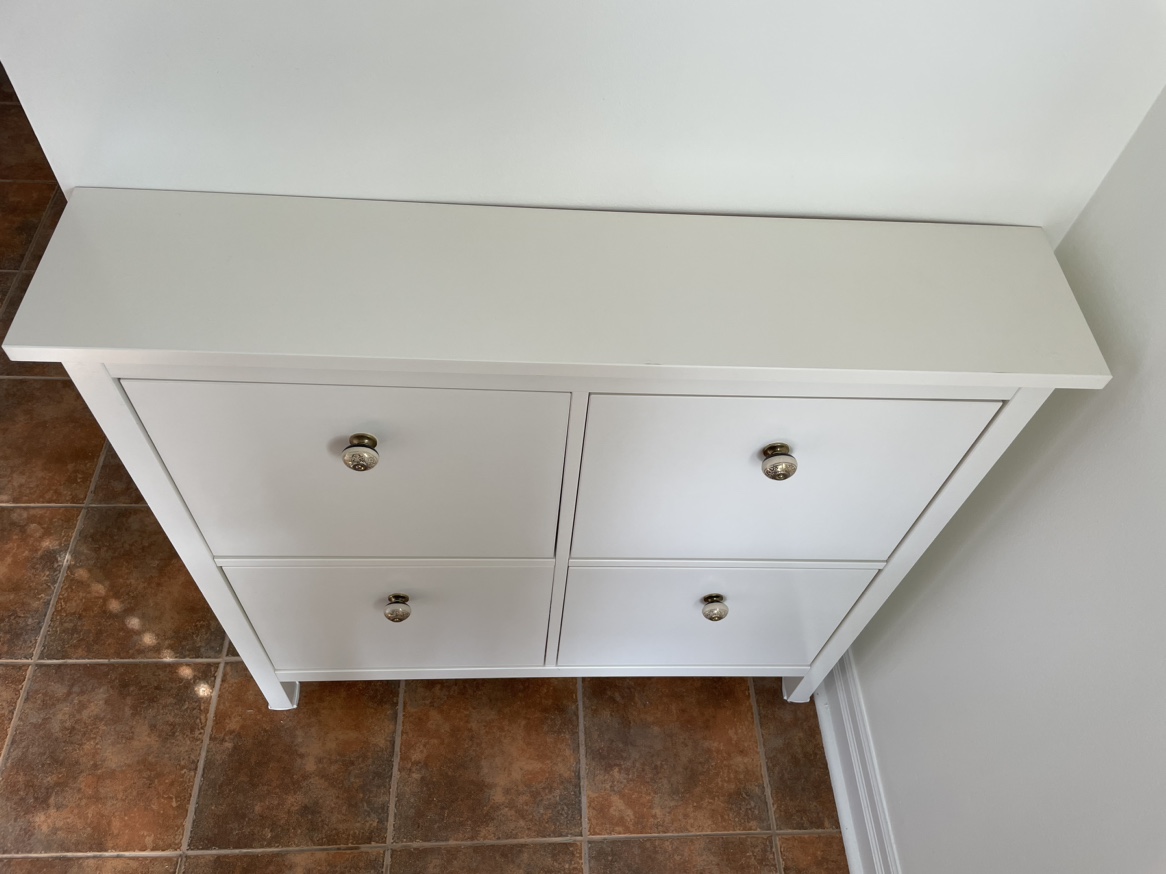 White Shoe Cabinet - photo 2