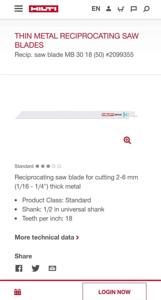 Hilti MB 30 18 Metal Cutting Blades image indicator(4)