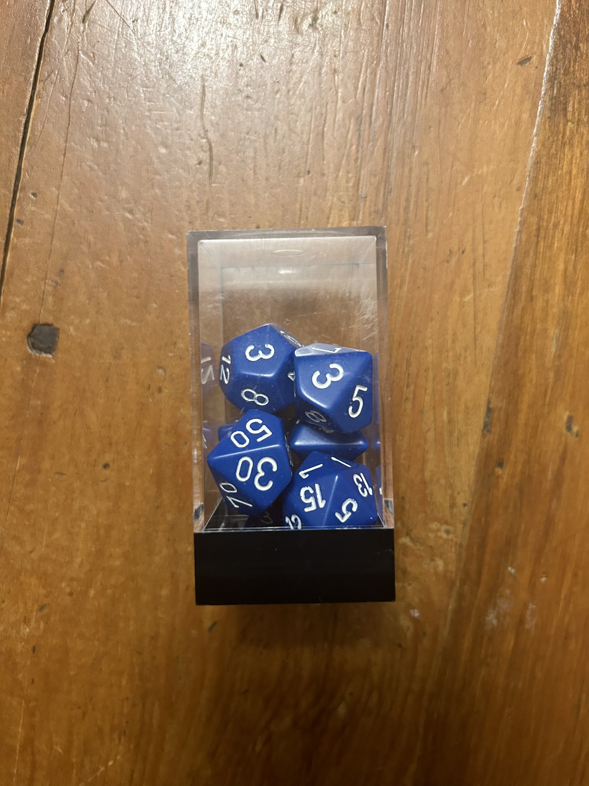 Dungeons & Dragons (DND) Blue Dice Set