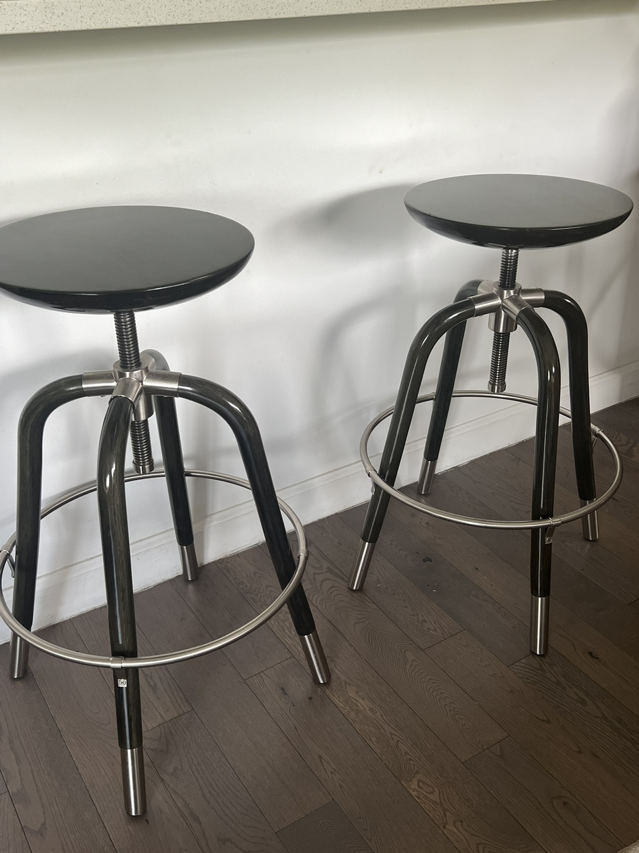 CB2 Adjustable Bar Stools