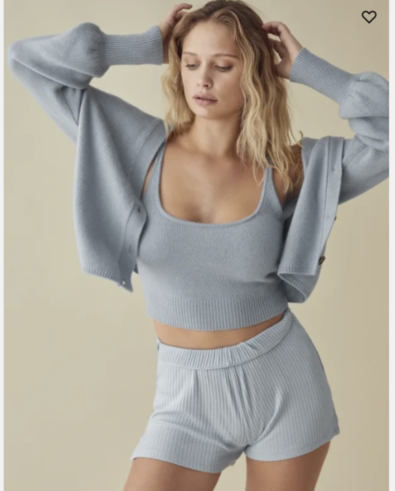 Reformation 2 Piece Cashmere Cardigan - XS - photo 2
