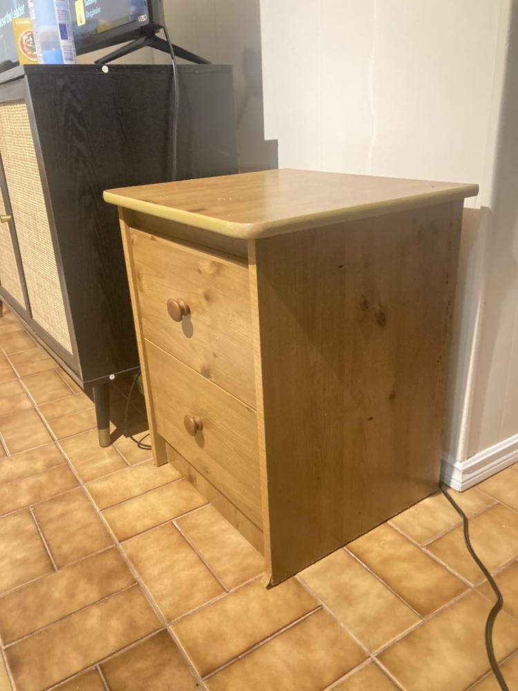 Wooden Nightstand - photo 2