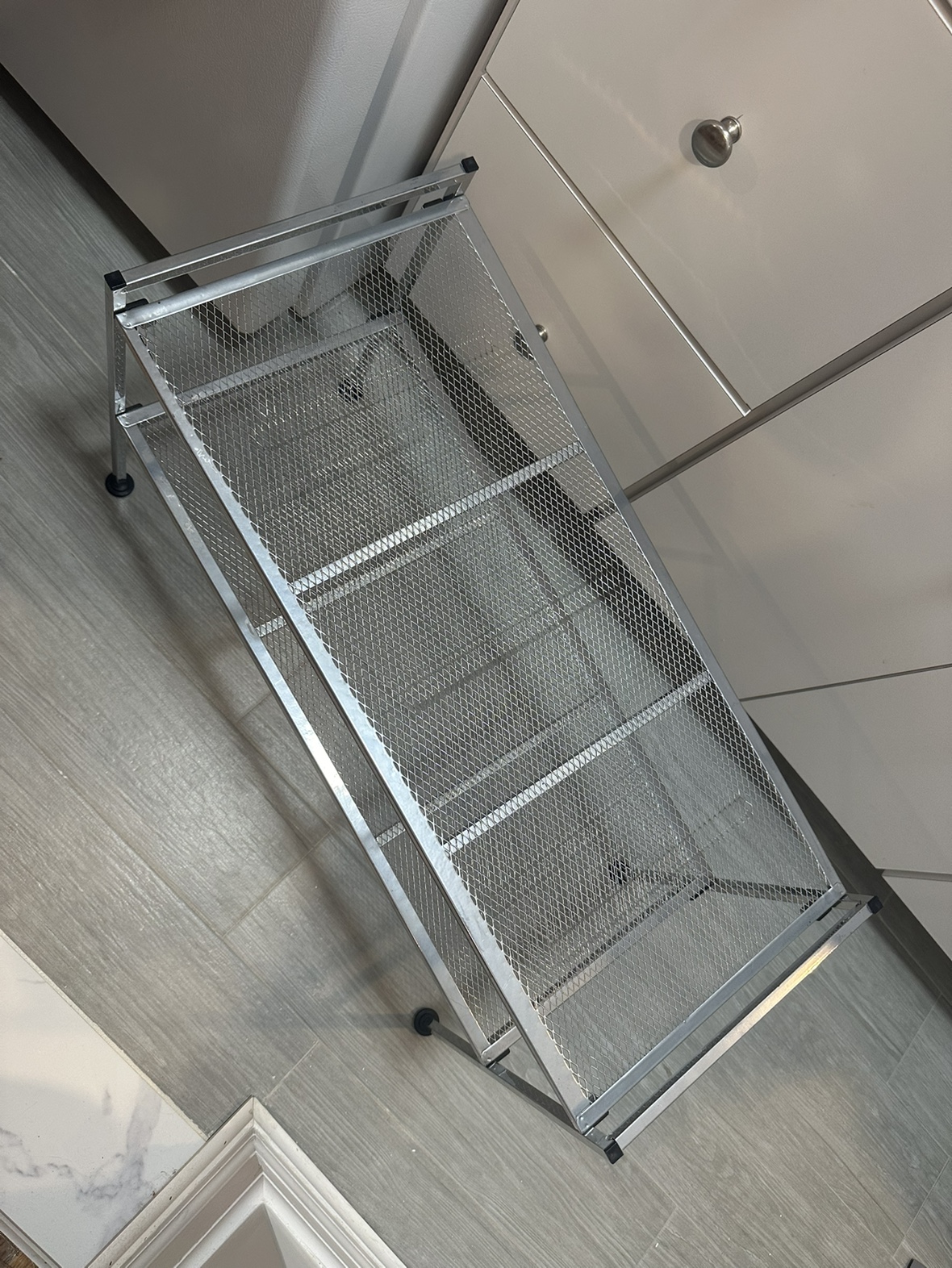 2-Tier Metal shoe rack - photo 2