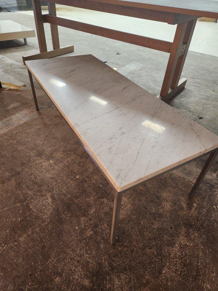White Marble Coffee Table