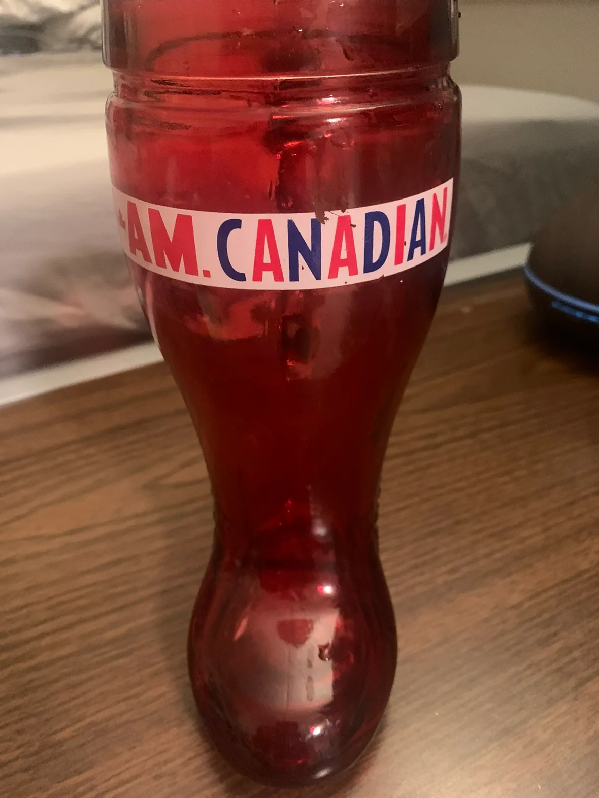 Red "I Am Canadian" Boot Mug image indicator(6)