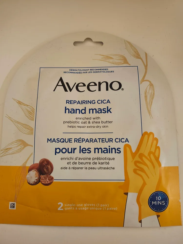 Aveeno Repairing Cica Hand Mask #freecycle thumbnail