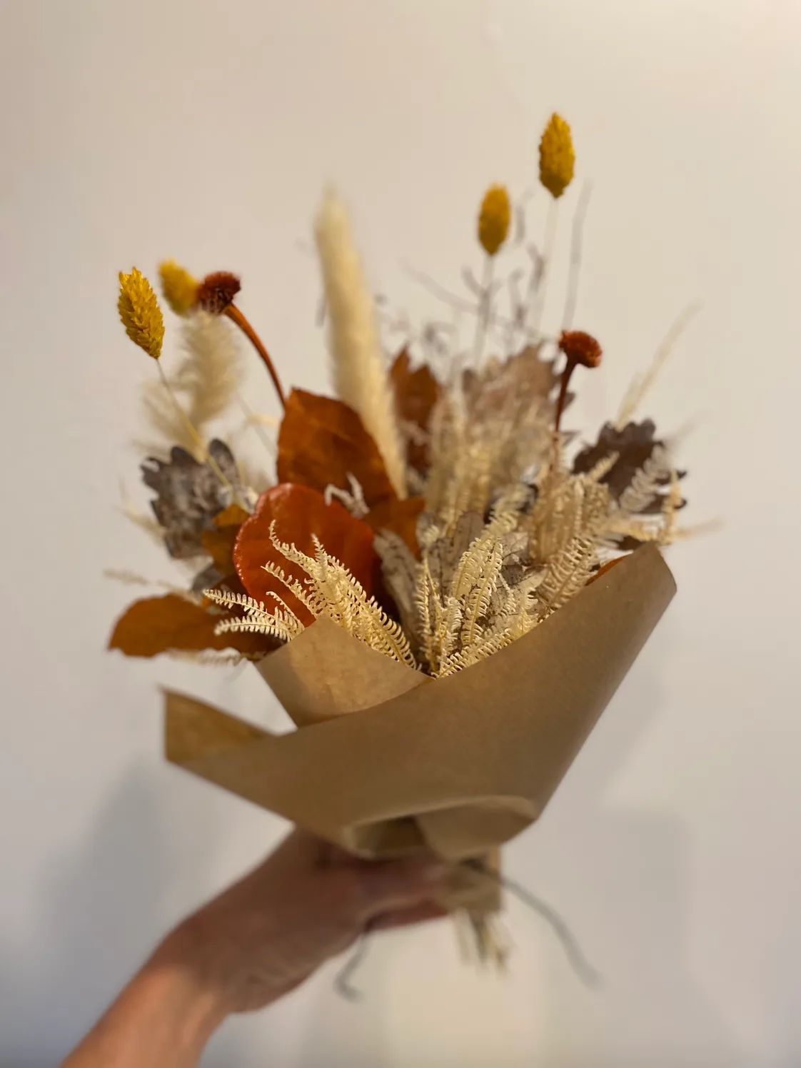 Fall Dried Flower Bouquet #freecycle thumbnail