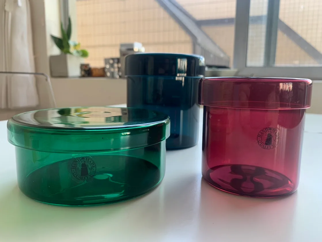 Set of 3 Glass Storage Containers from IKEA thumbnail