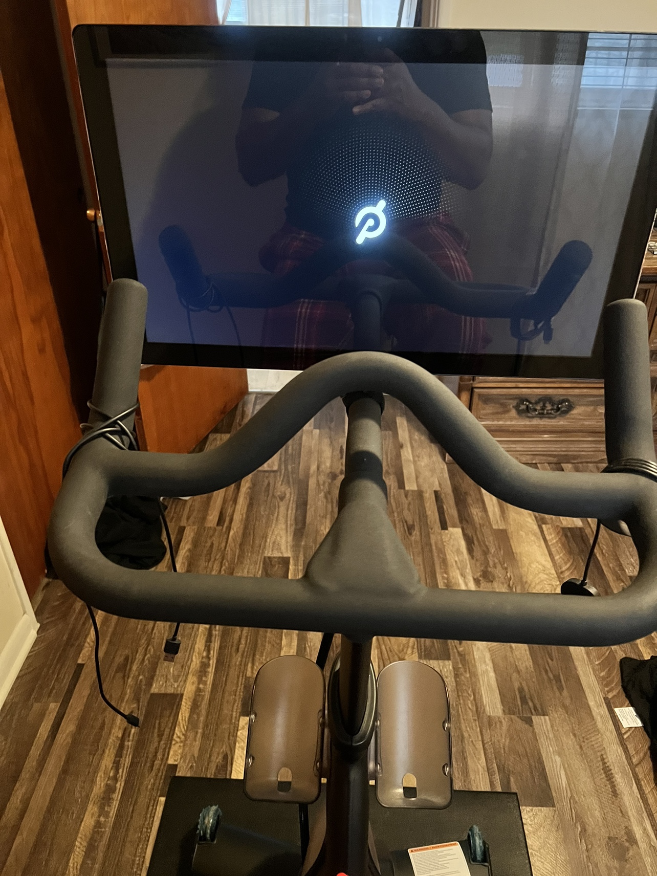 Peloton Bike + Mat - Moving Sale - photo 4