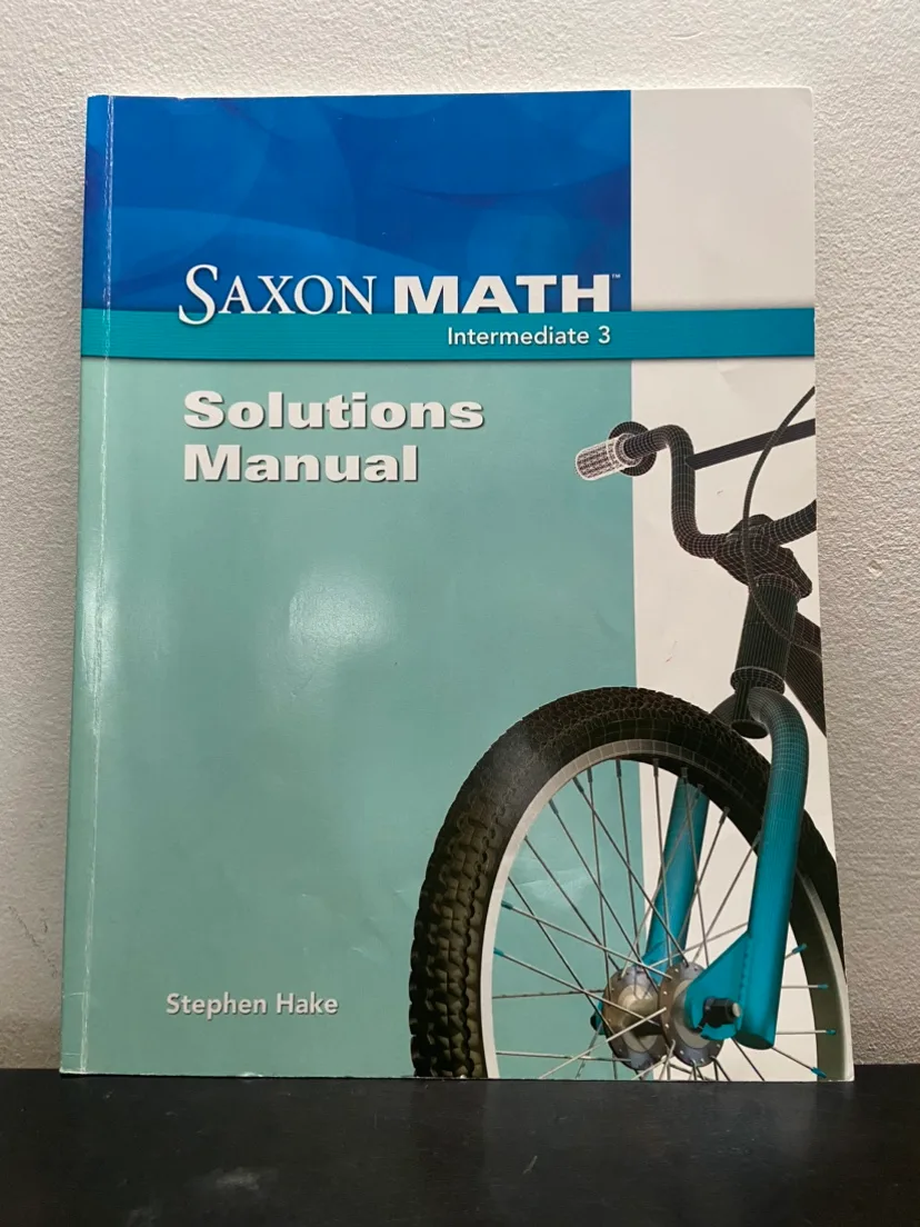Saxon Math, Intermediate 3: Solutions Manual thumbnail