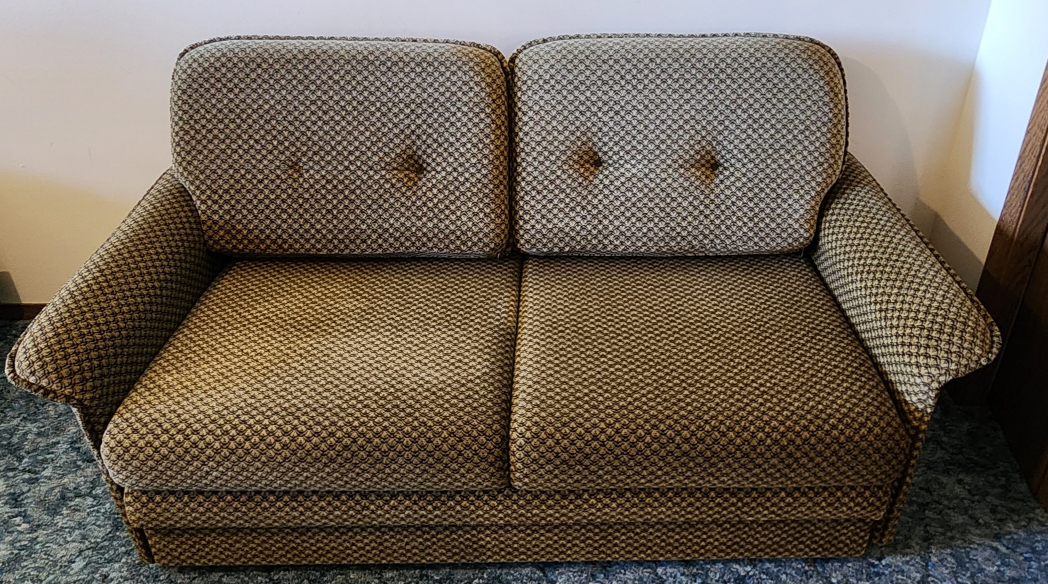 Brown Futon Pull-Out, Expandable Sofa Bed - photo 2