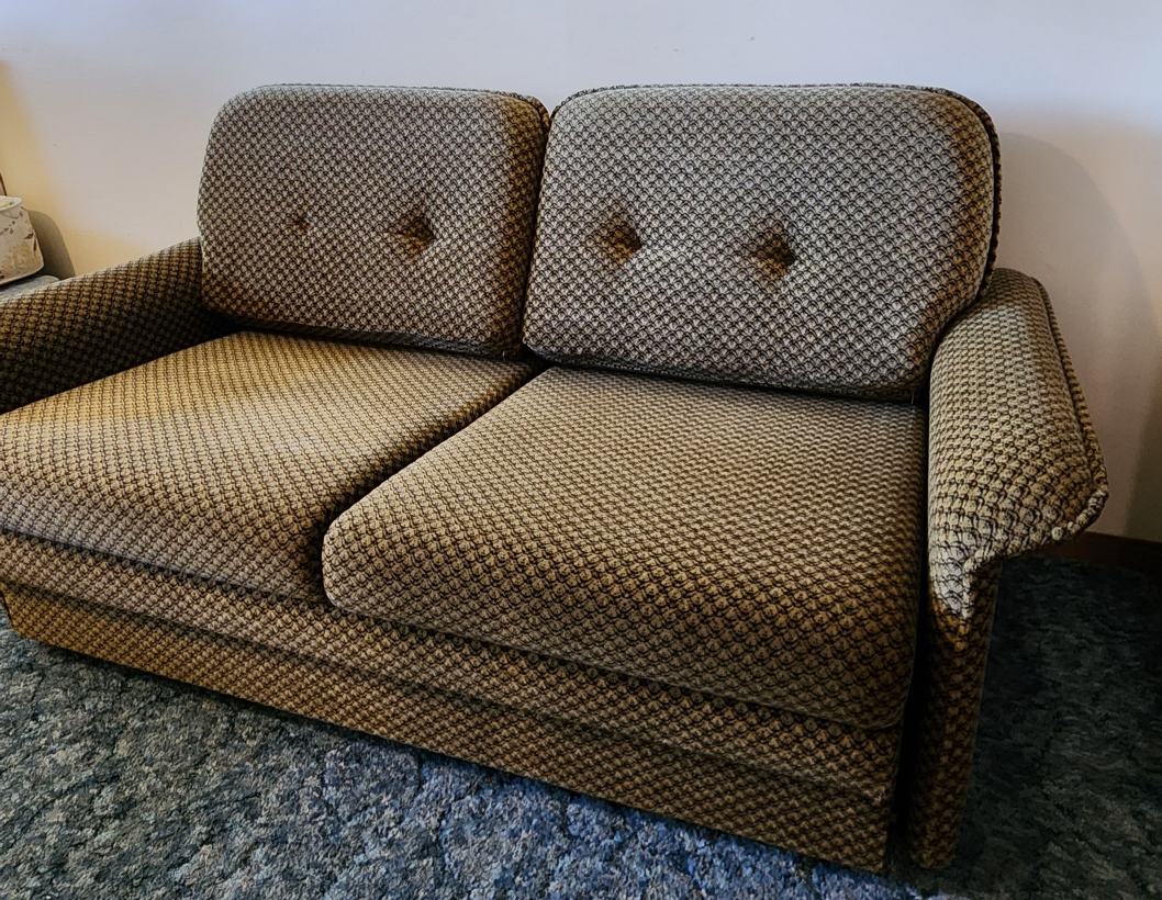 Brown Futon Pull-Out, Expandable Sofa Bed - photo 3