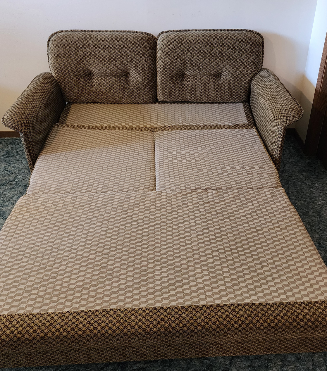 Brown Futon Pull-Out, Expandable Sofa Bed - photo 4