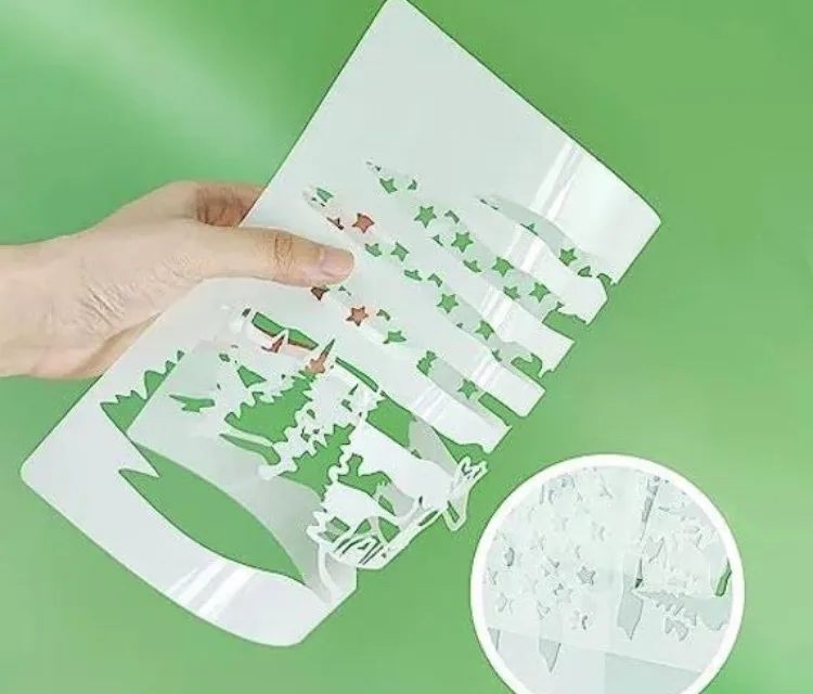 Stencil patterns. 20sheets. New. American ornate designs image indicator(2)