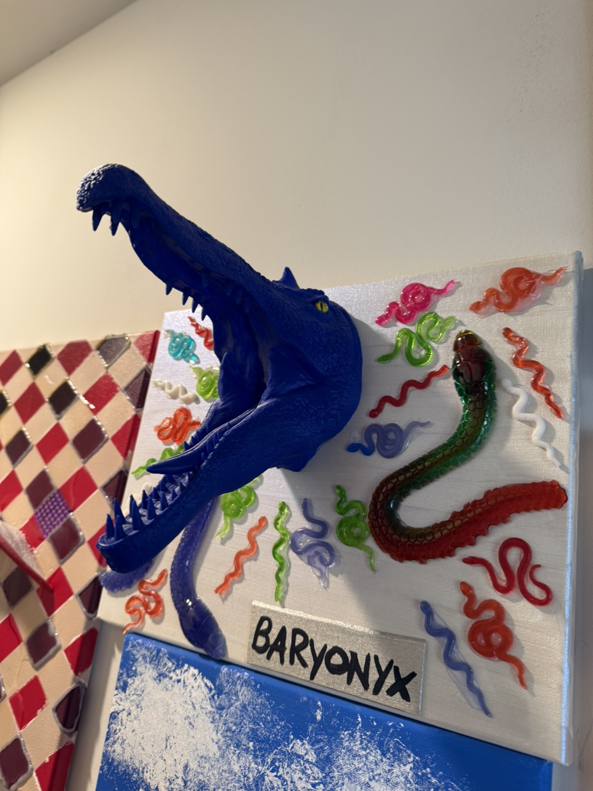 Baryonyx Dinosaur Head Wall Art