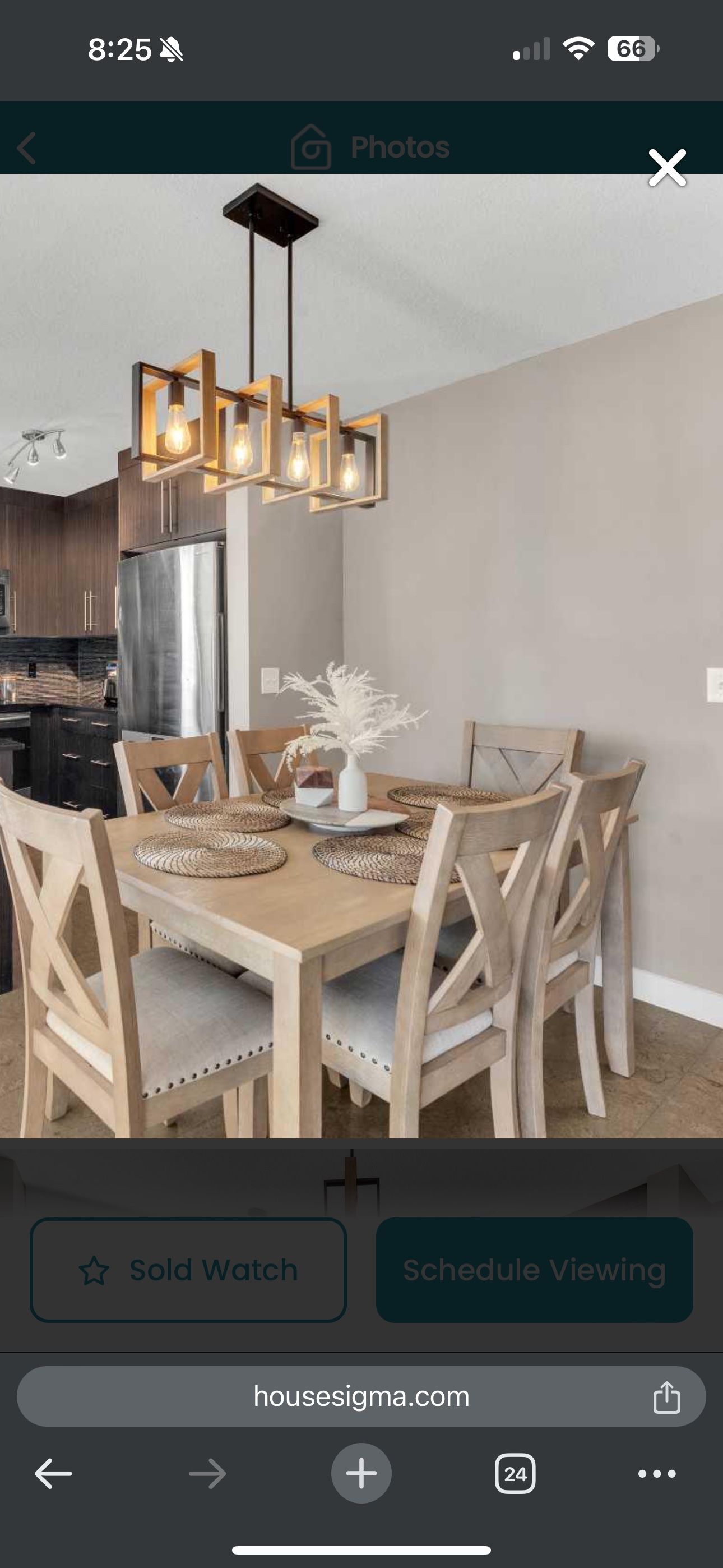 Dining table set of 6